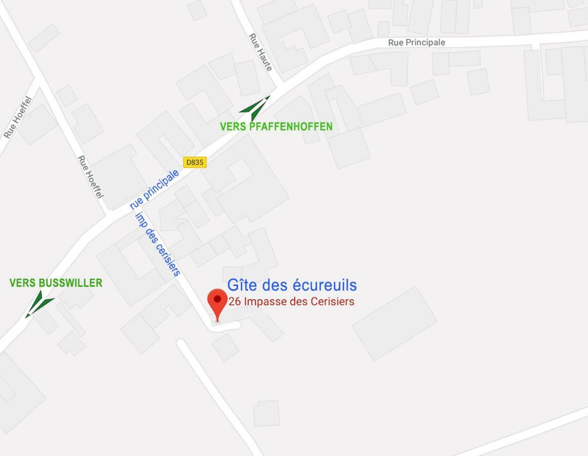 Le Gite Des Ecureuils Schalkendorf Ngoại thất bức ảnh